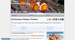 Desktop Screenshot of pattayasnorkeling.com